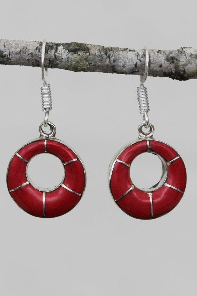 Surya Australia Tibetan Earrings from Nepal - Indira