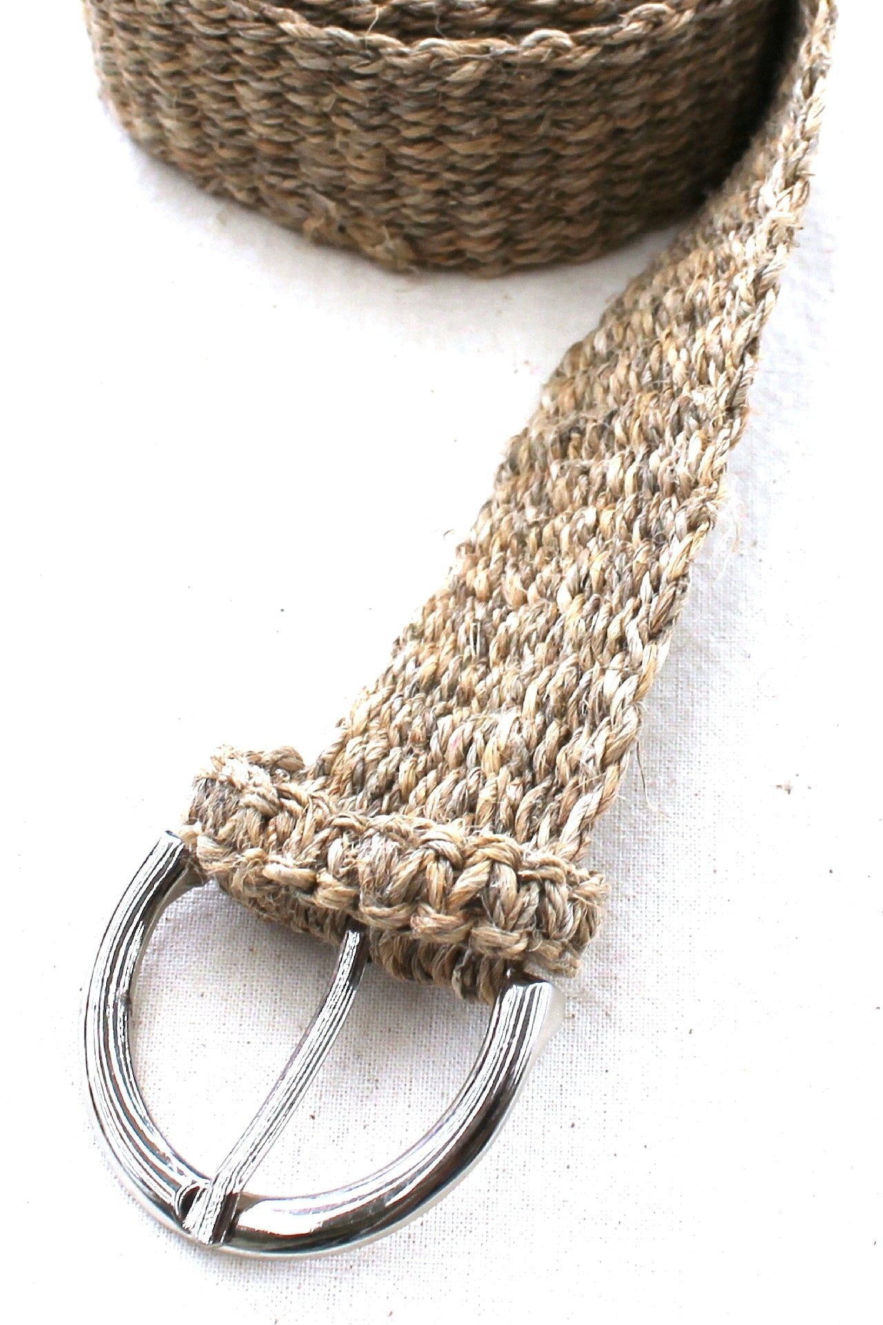 Surya Australia Naturally Dyed Hemp Belt detail