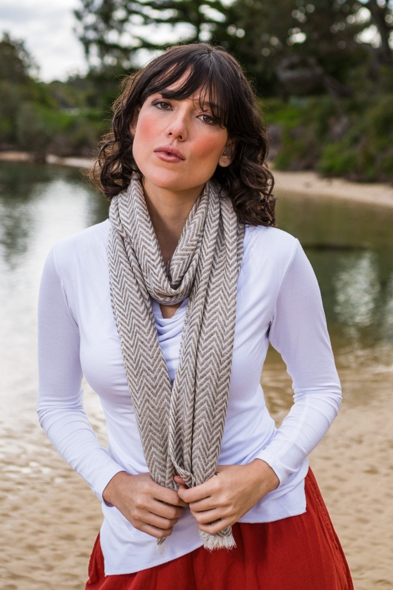 Surya Australia Fairtrade Cashmere Scarf from Nepal