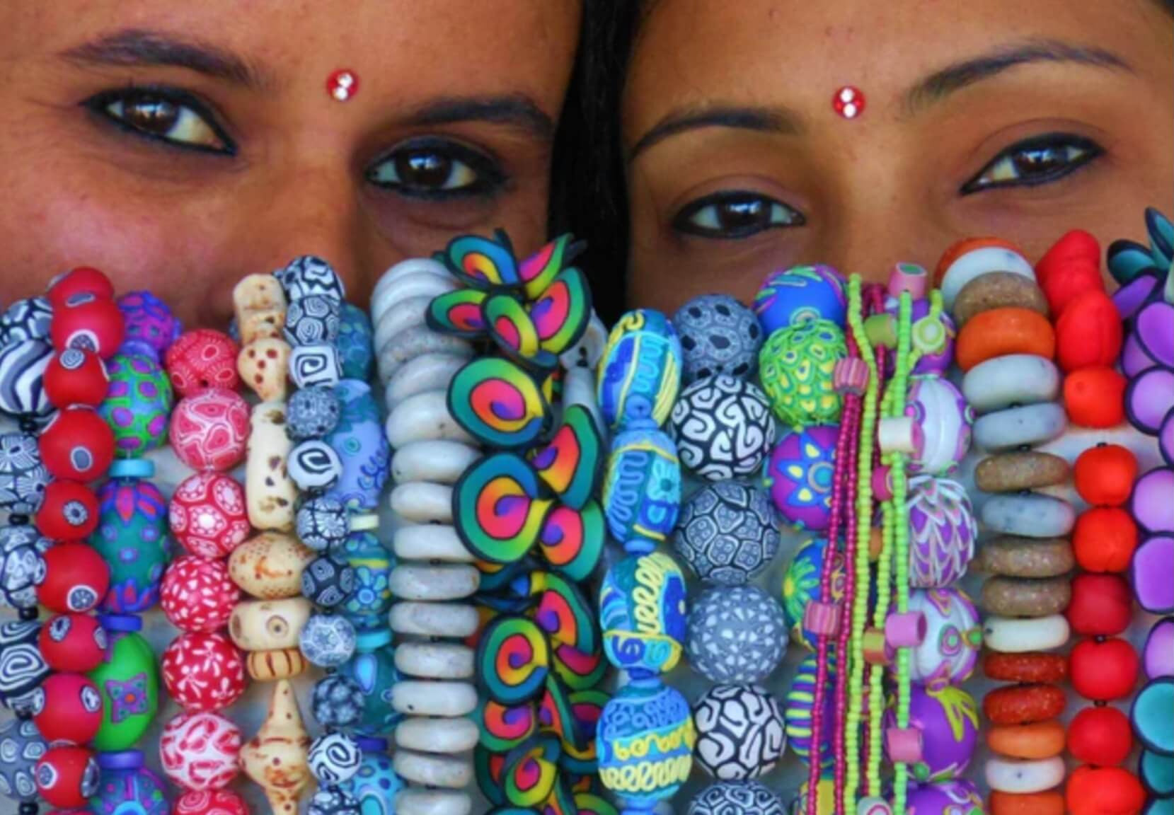 Fair trade polymer clay jewellery