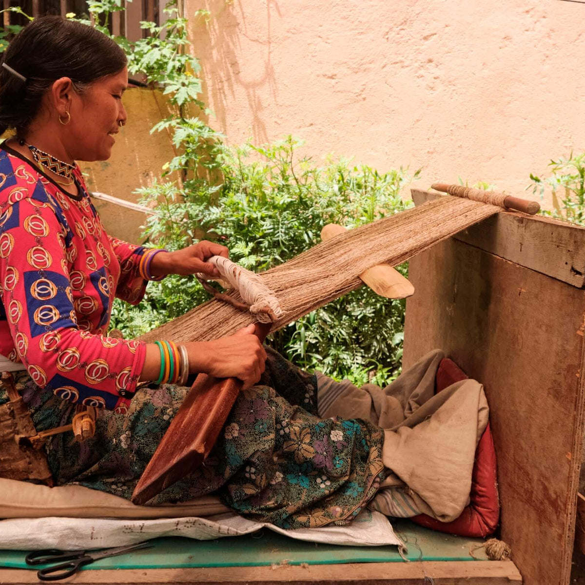 The Ancient Practice of Weaving Raw Hemp Surya