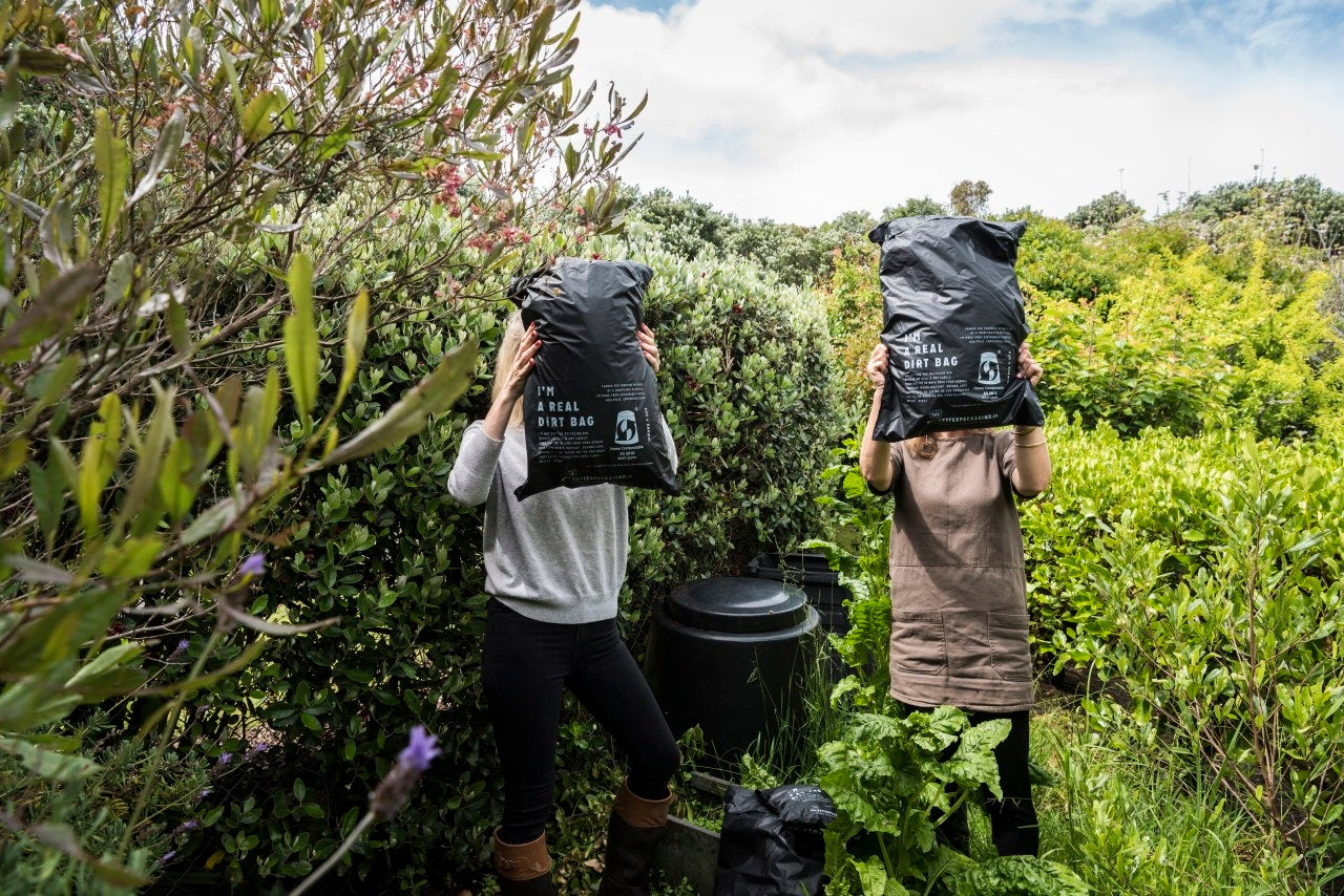 Proud to be (Compostable) 'Dirt Bags'