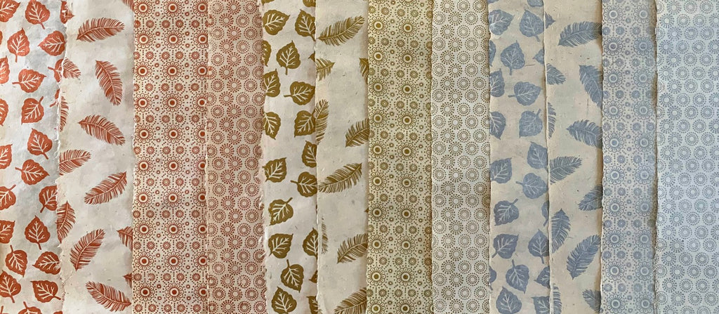 Surya Australia Handmade Lokta Paper Sheets Gift Wrapping from Nepal