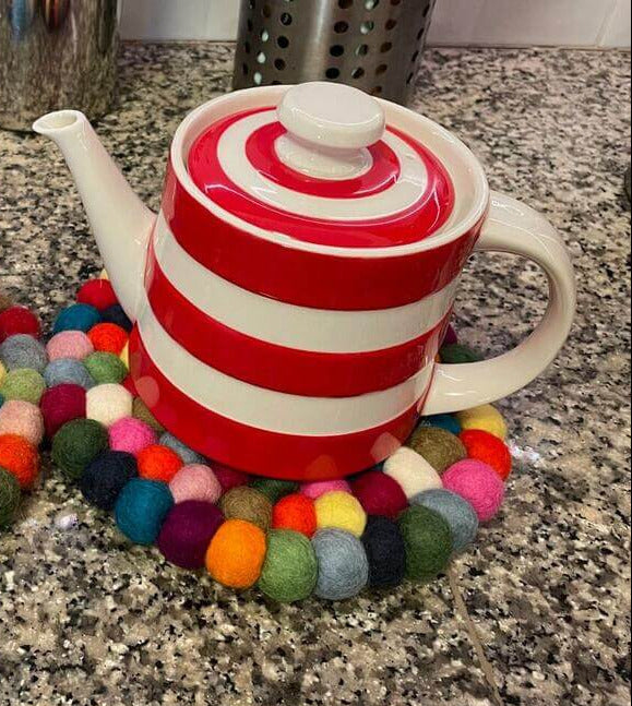 Wool Felt Ball Trivet