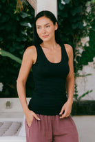 Ethical organic cotton singlet tops for women – on location in Nepal
