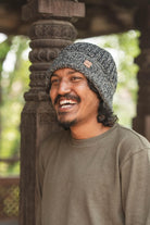 Surya merino Wool Beanie for Men - Charcoal