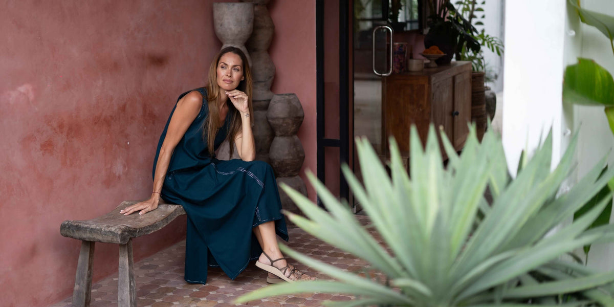Woven cotton dresses for women made in Nepal