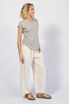 Muslin Cotton Pants for Women - right side view