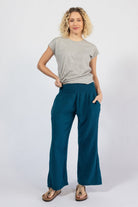 Everyday Muslin Cotton Pants for Women - with two hip pockets
