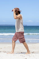 Corduroy Cargo Shorts for Men - in Huskisson