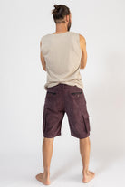 Ethical Corduroy Shorts for Men - rear view