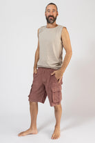 Corduroy Cargo Shorts for Men - loads of pockets
