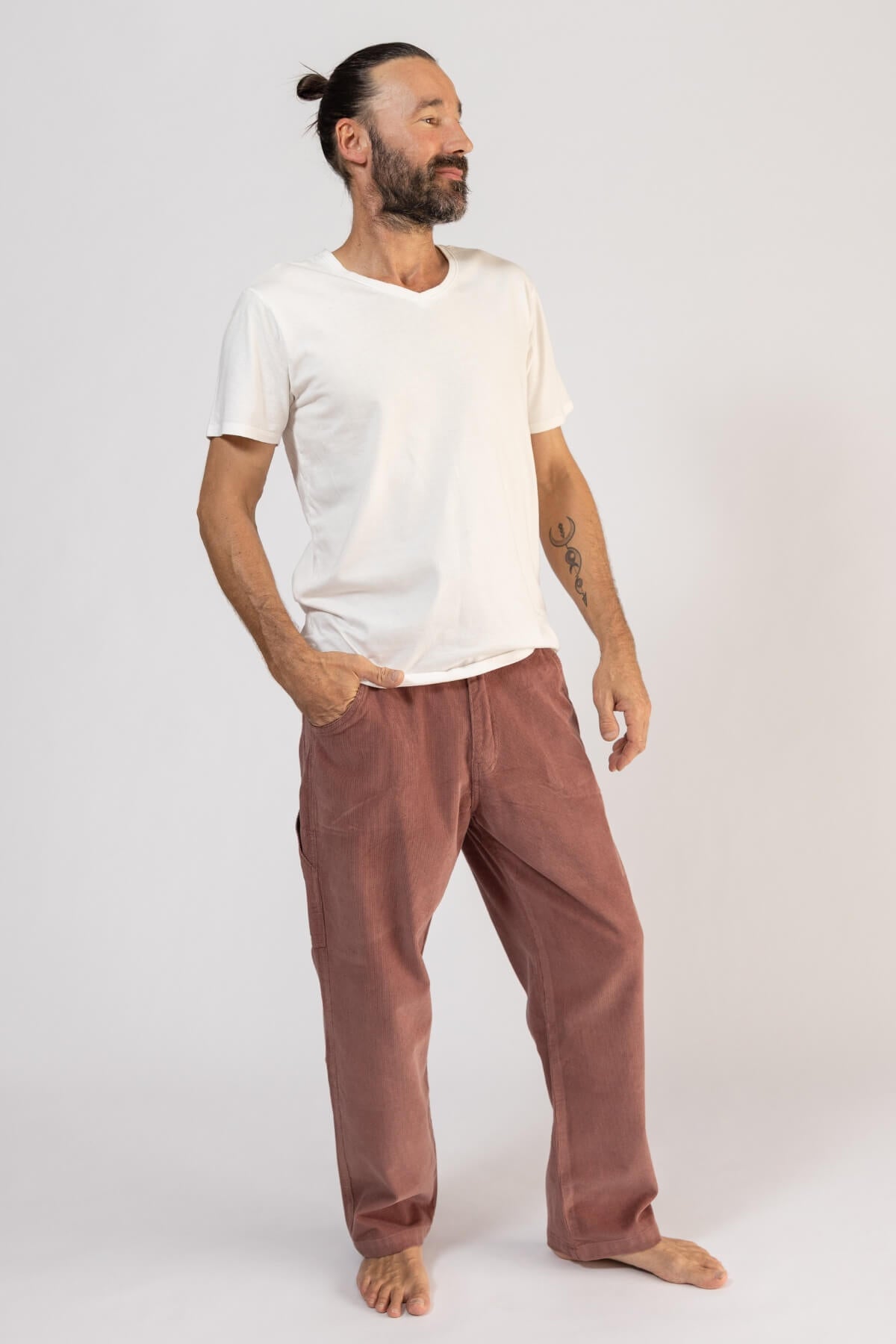 Surya Corduroy Trousers for Men - with two hip pockets