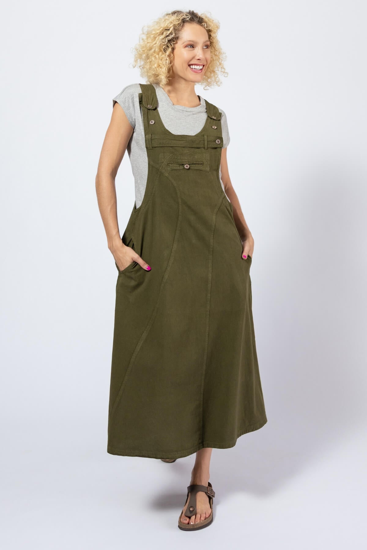 Surya Cotton Dungaree Dresses - ethically made in Nepal
