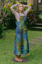 Surya Cotton Patch Pinafore for Women - on location in Bali