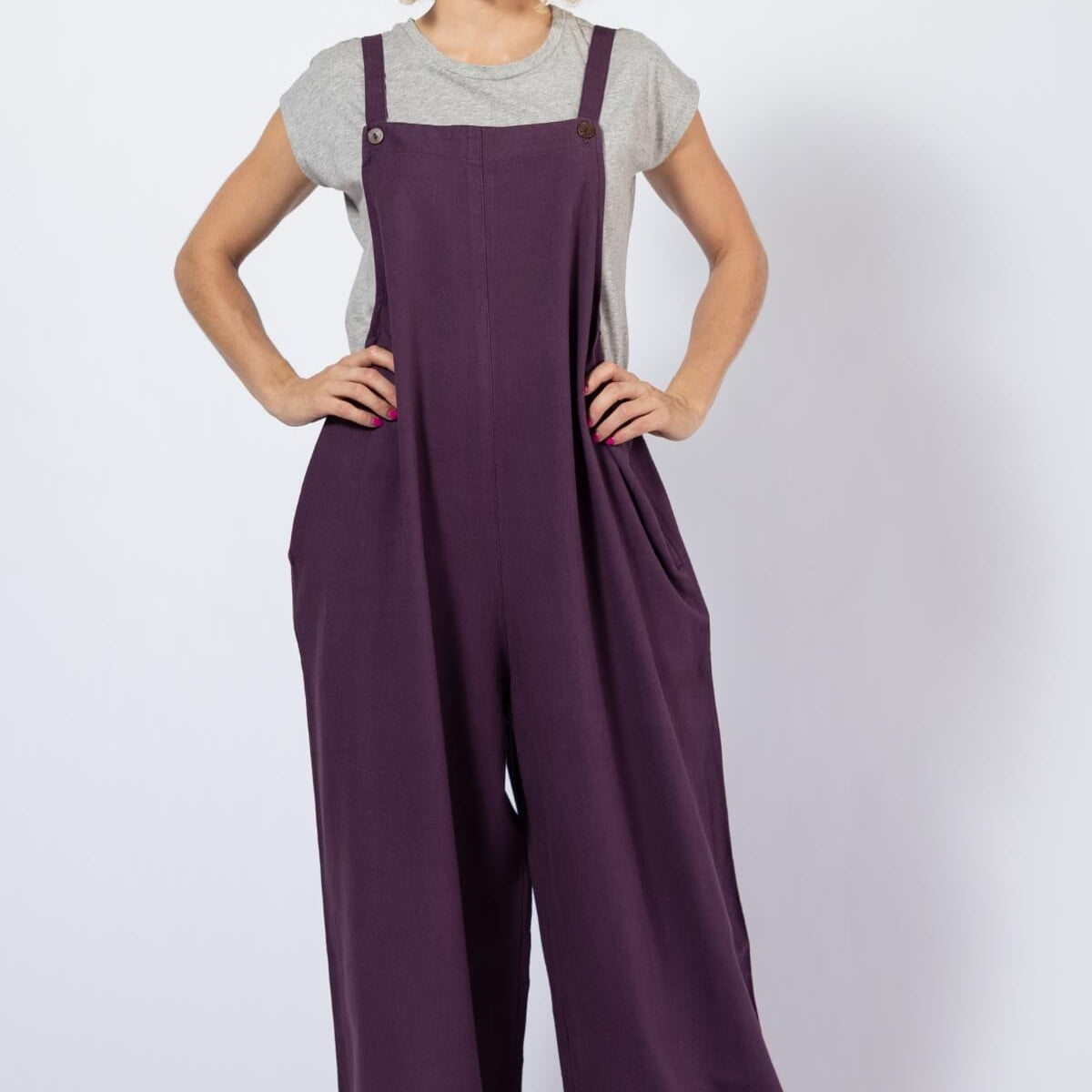 Relaxed Fit Cotton Overalls | Ethically Made in Nepal – Surya