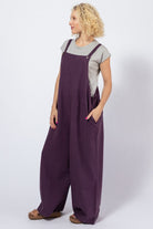 Surya Cotton Full Length Overalls for Women - with hip pockets
