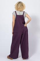 Surya Cotton Full Length Overalls for Women - rear view