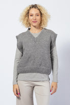 Ethically made Cropped Merino Wool Vest for Women