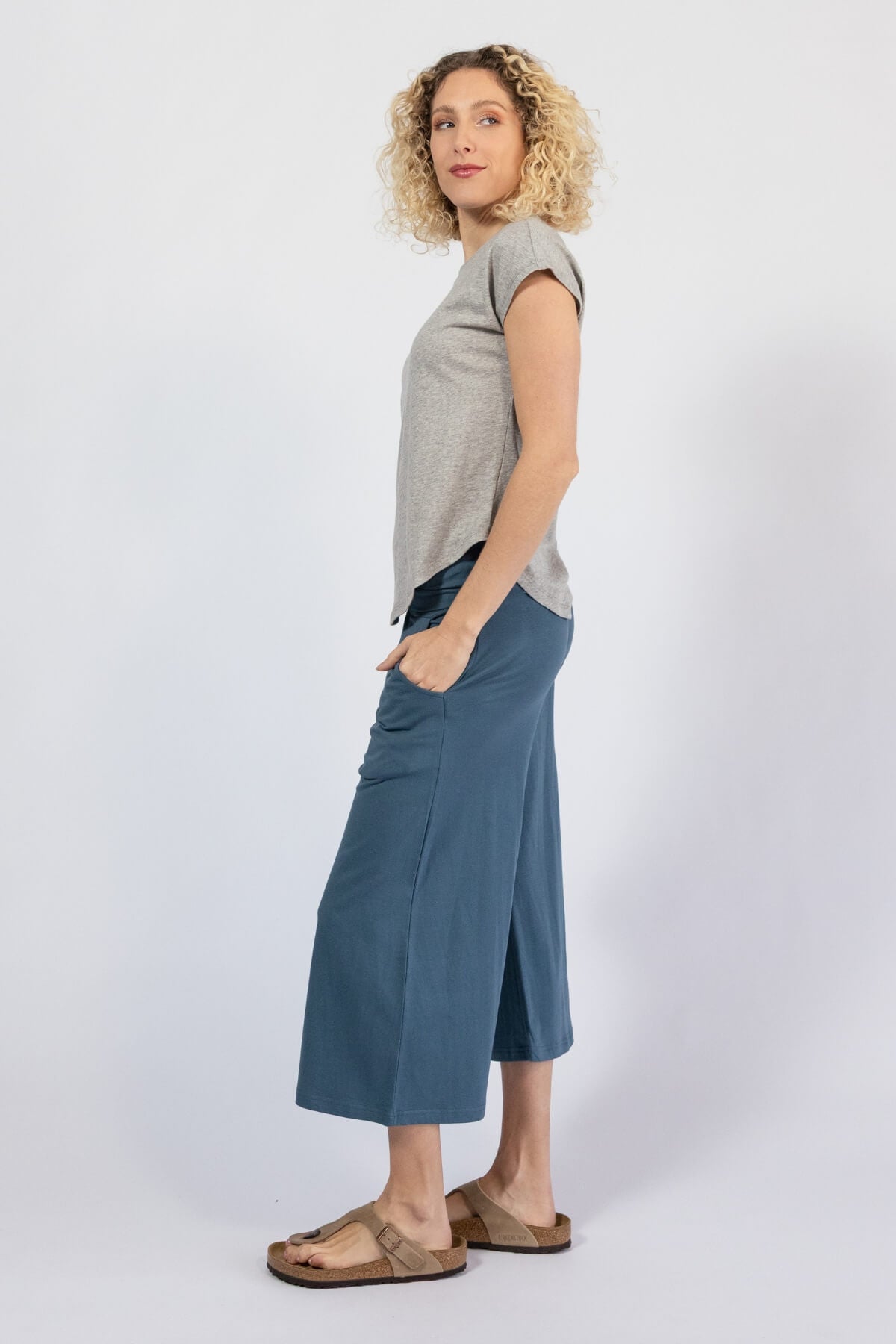 Surya Organic Cotton Shorter Freedom Pants - left side view