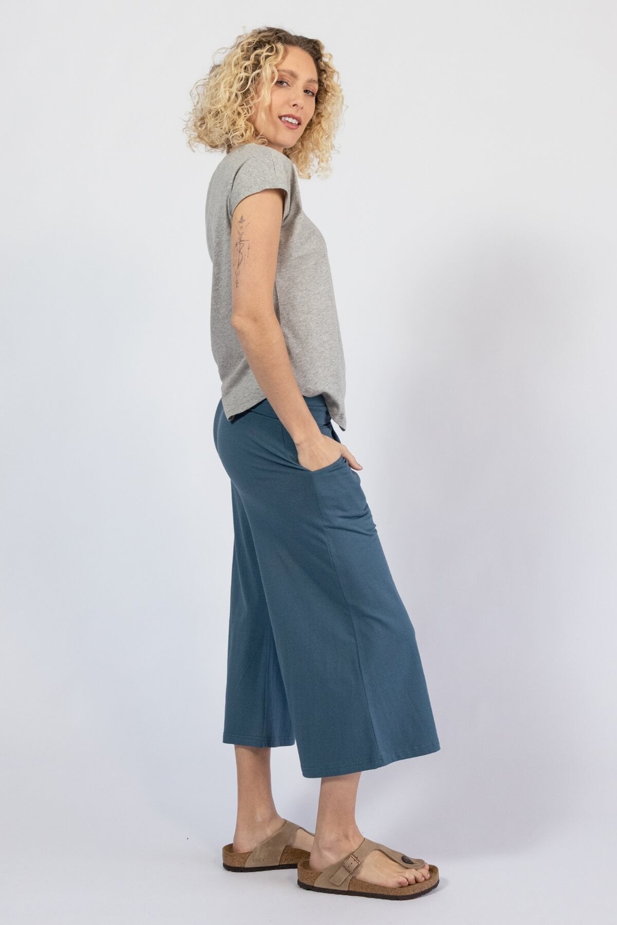 Surya Organic Cotton Shorter Freedom Pants - right side view