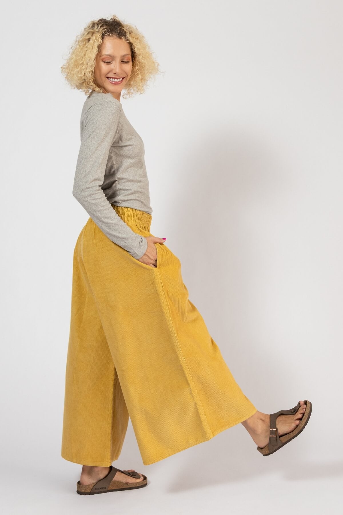 Surya Corduroy Pants for Women - right side view
