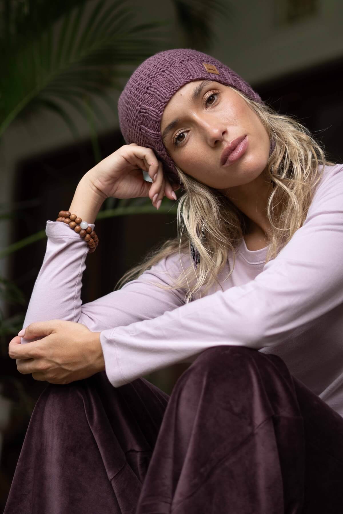 Merino Wool Oversized Beanies for Women - no itch beanie