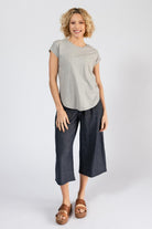 Surya Organic Denim Capri Pants - ethically made in Nepal