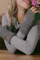 Mulesing Free Wool Fingerless Gloves - ethically made in Nepal