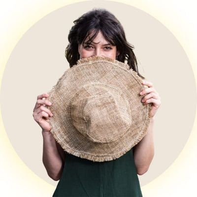 Organic Hemp Hats for men and women ethically made in Nepal