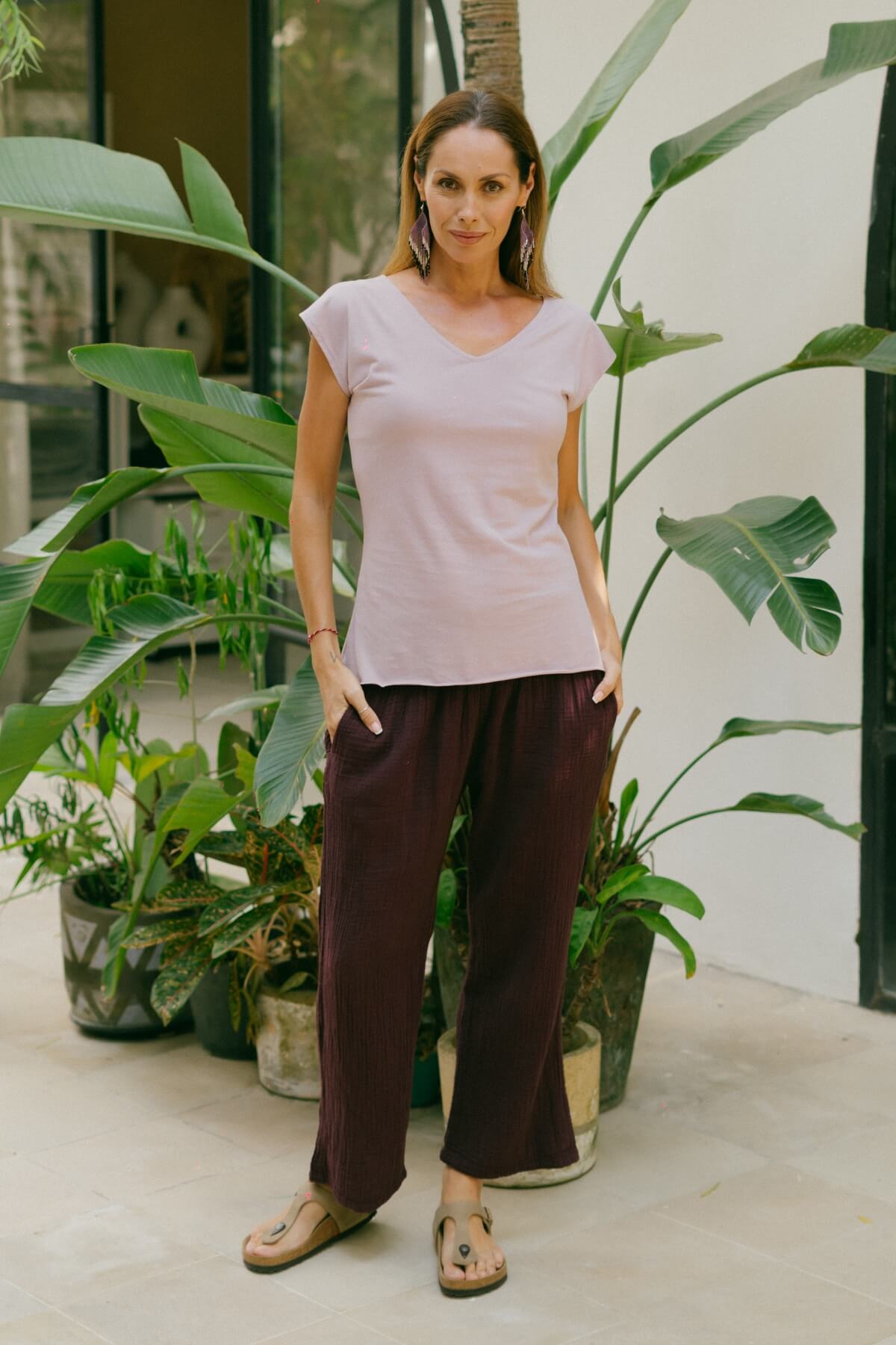Muslin Cotton Everyday Pants for Women - ethically made in Nepal