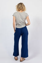 Comfortable Muslin Cotton Pants for Women - rear view