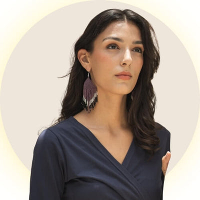 Ethically made earrings for women made in Nepal