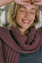 Surya Merino Wool Scarf for Women - ethically made in Nepal