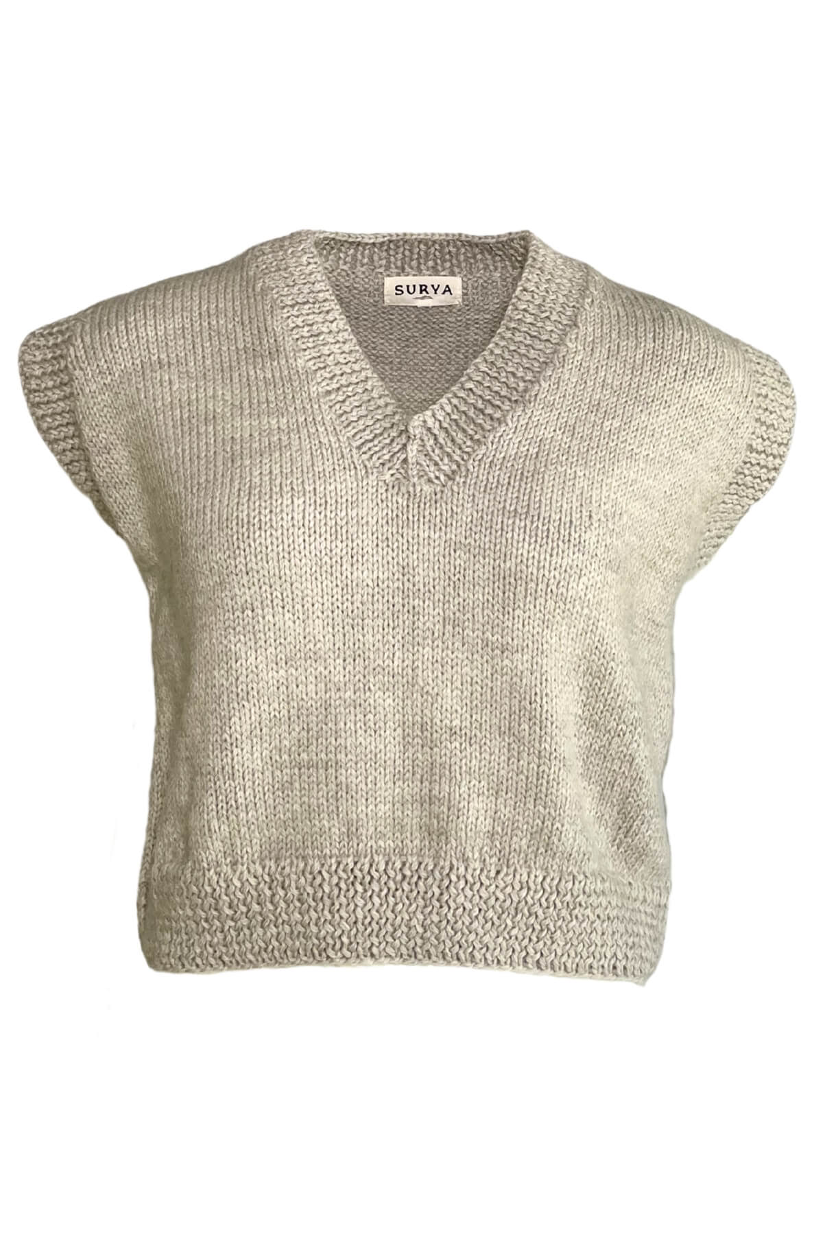 Ethical Merino Wool Vest for Women - vest product shape