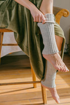 Ethical merino wool leg warmers - made in Nepal