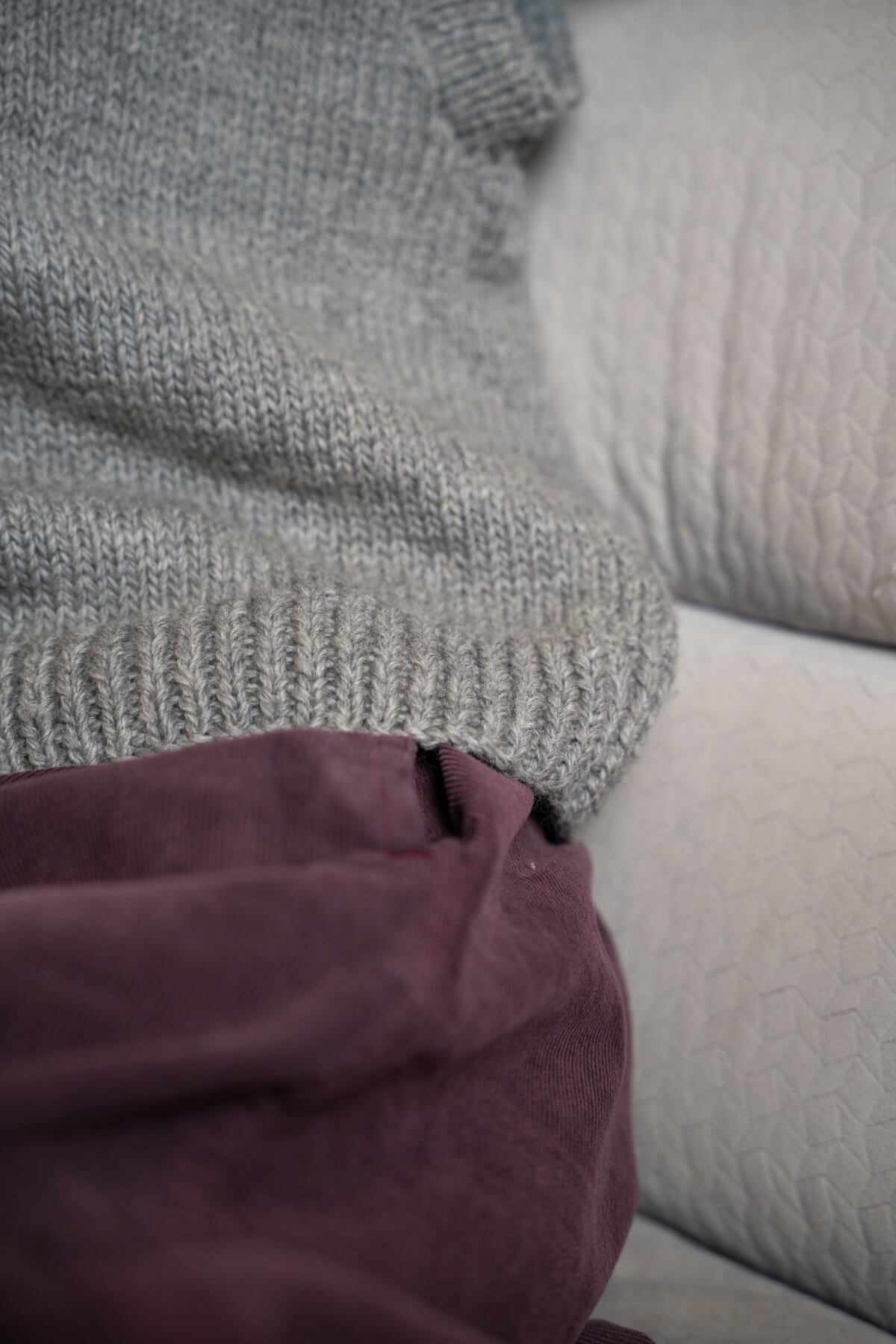 Surya Merino Wool Vest for Women - handmade detail