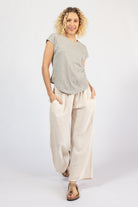 Muslin Cotton Pants for Women - with two hip pockets