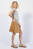 Organic cotton everyday midi skirts - right side view
