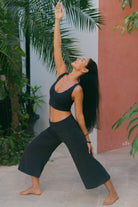 Surya Organic Cotton Cropped Pants - on location in Nepal