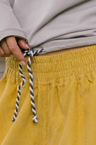 Organic Cotton Oversized Sweater for Women - plaited tie detail