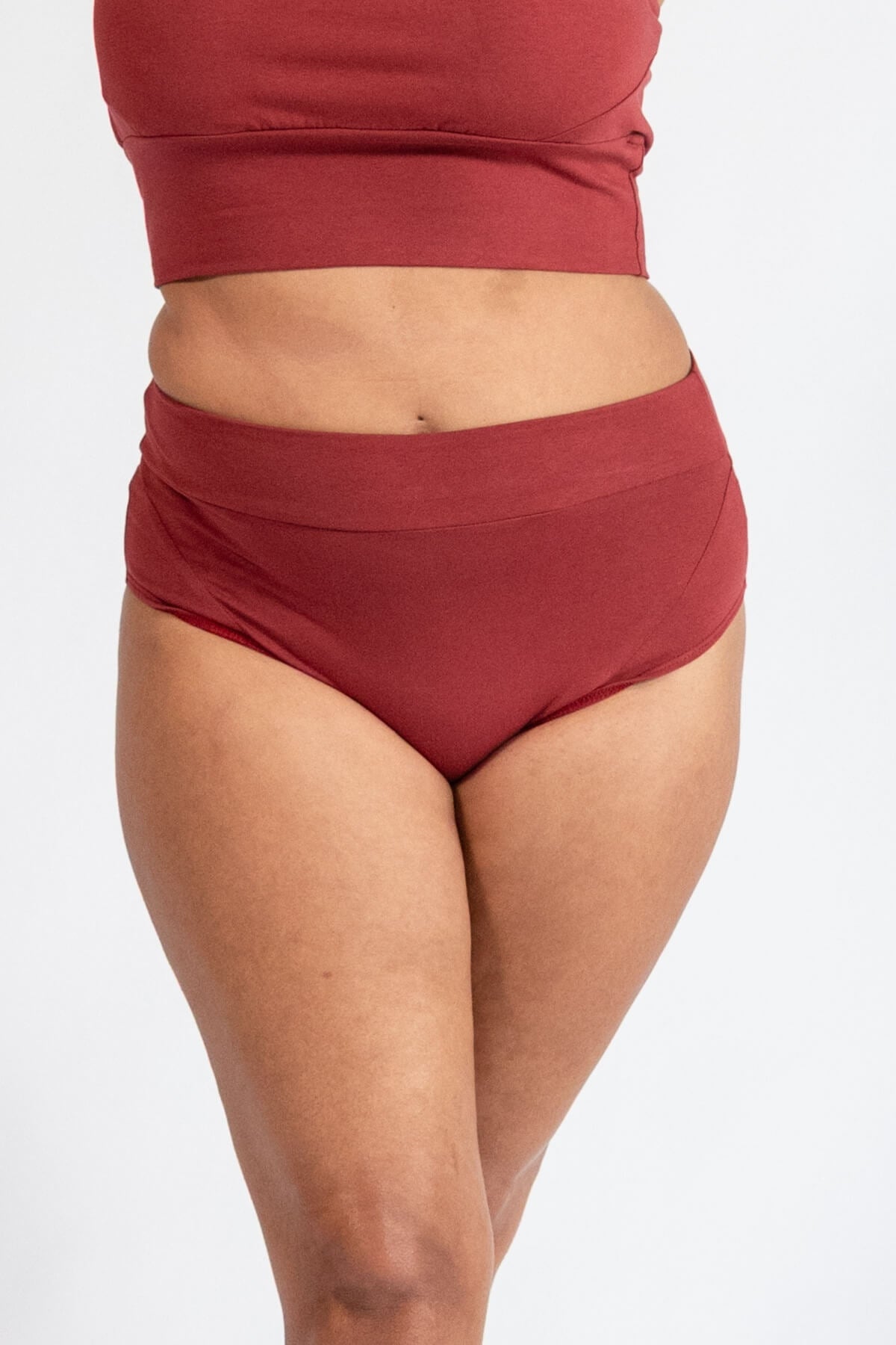 Organic High Waist Brief Underwear for Women