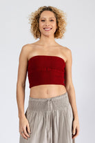 Surya Everyday Cotton Tube Top - Rust