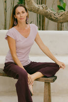 Surya Organic Cotton Everyday V-Neck Top - ethically made in Nepal