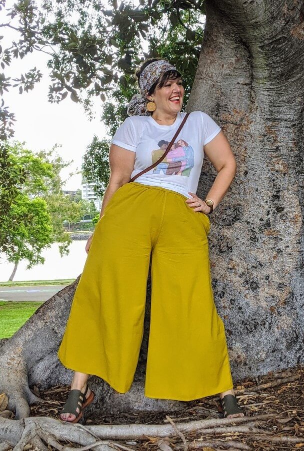 Surya Cotton Palazzo Pants