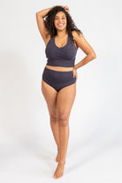 Organic High Waist Brief Underwear for Women - flattering design