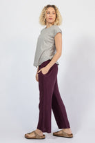 Muslin Cotton Everyday Pants for Women - left side view