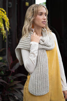 Surya Merino Wool Scarf for Women - Oatmeal