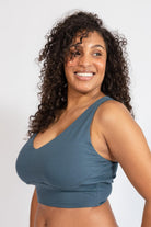 Organic Cotton Bralette - left side view
