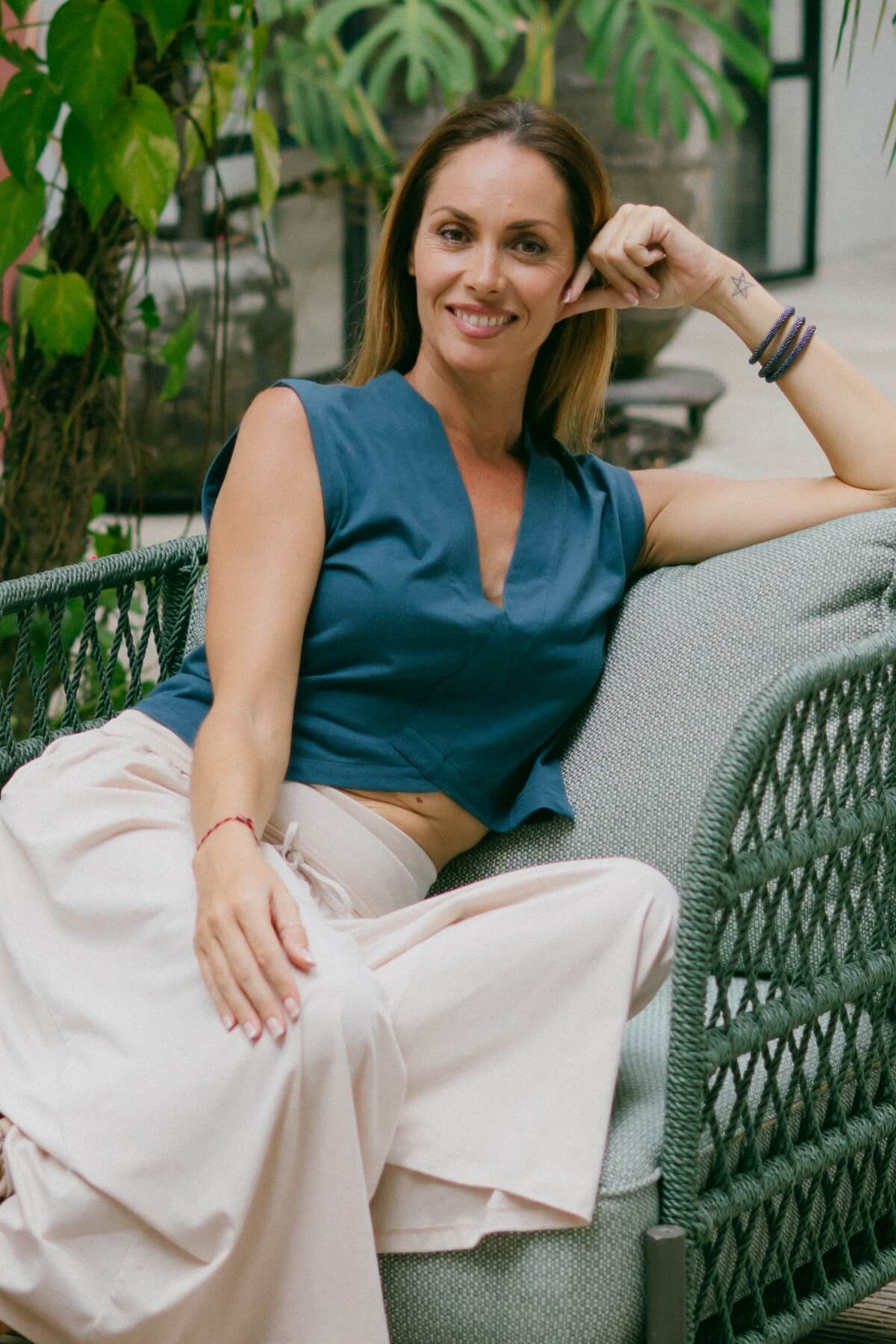 Organic Cotton Asymmetrical Crop Tops for Women - ethically made in Nepal